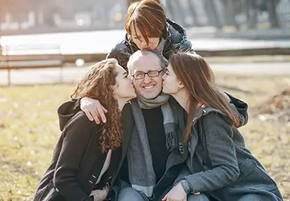 Blog planZ – Vater mit drei Töchtern